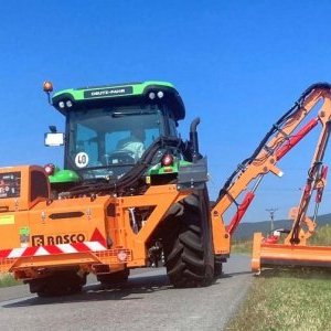 foto GWARANCJA! 106HP ciągnik+ kosiarka 6m rozdrabniacz wykop DEUTZ 5105